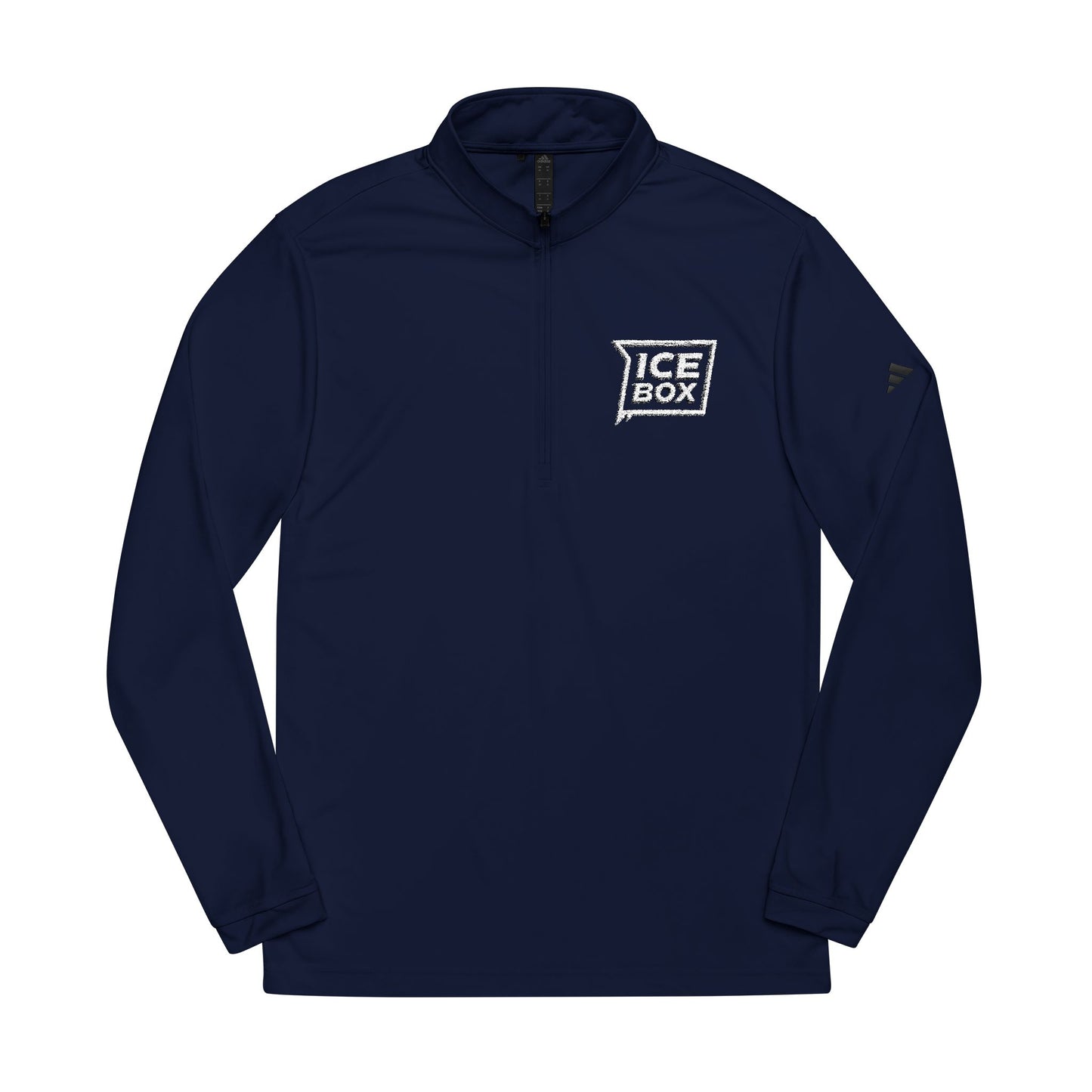 Embroidered Quarter-Zip Pullover
