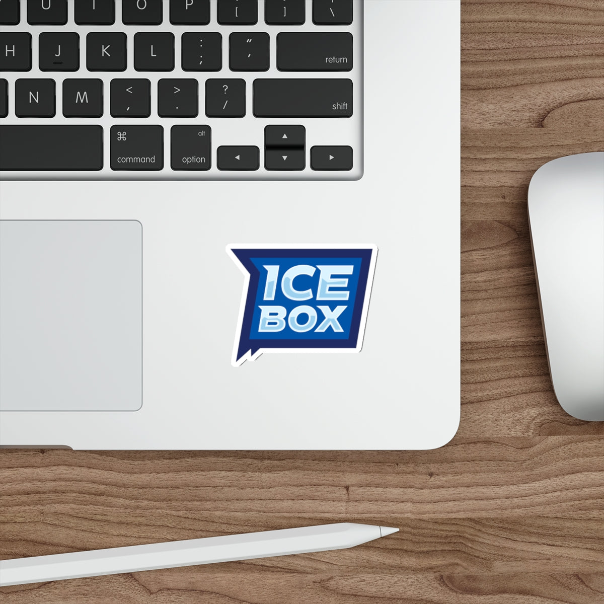 'Ice Box' Die-Cut Sticker