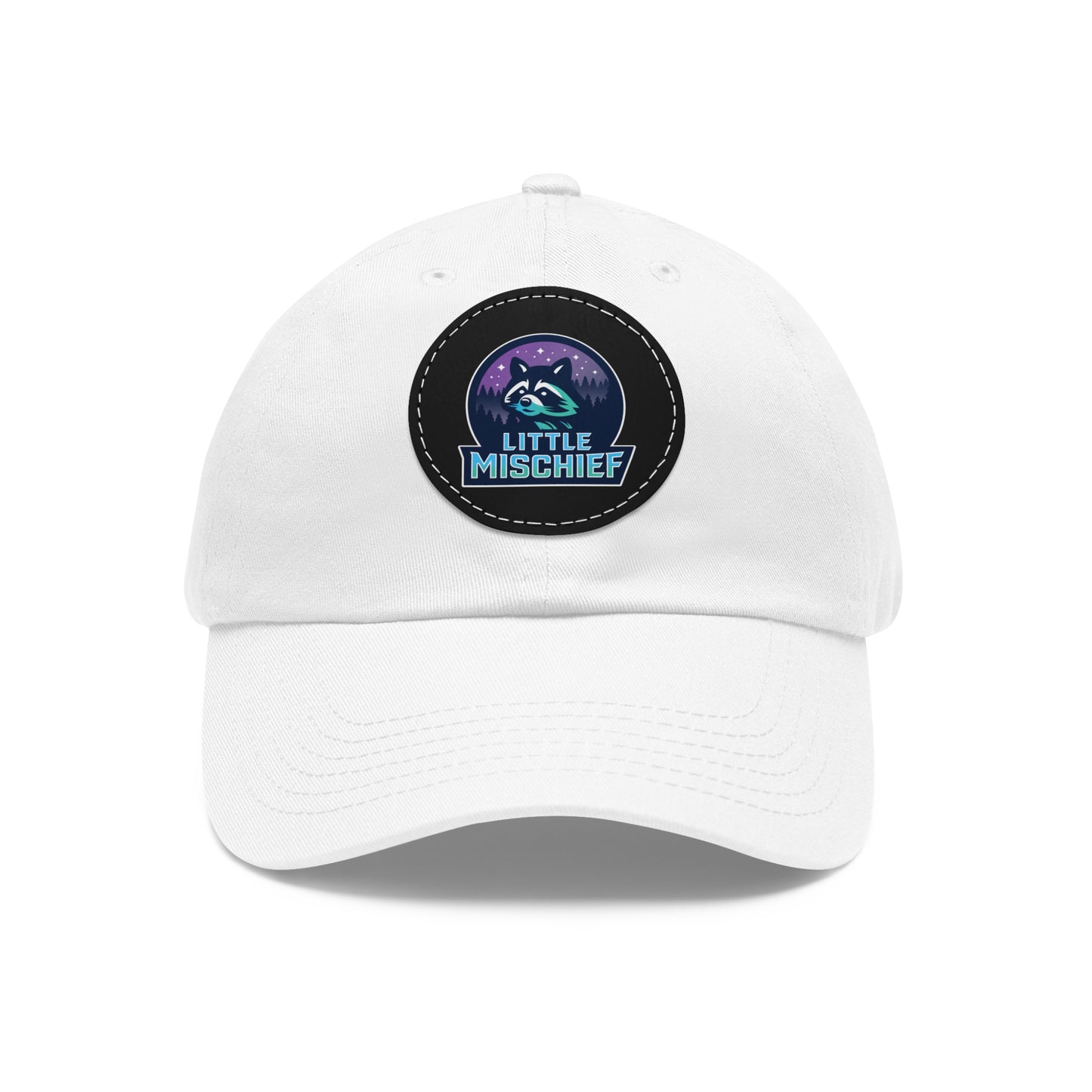 Little Mischief Cap with Leather Patch