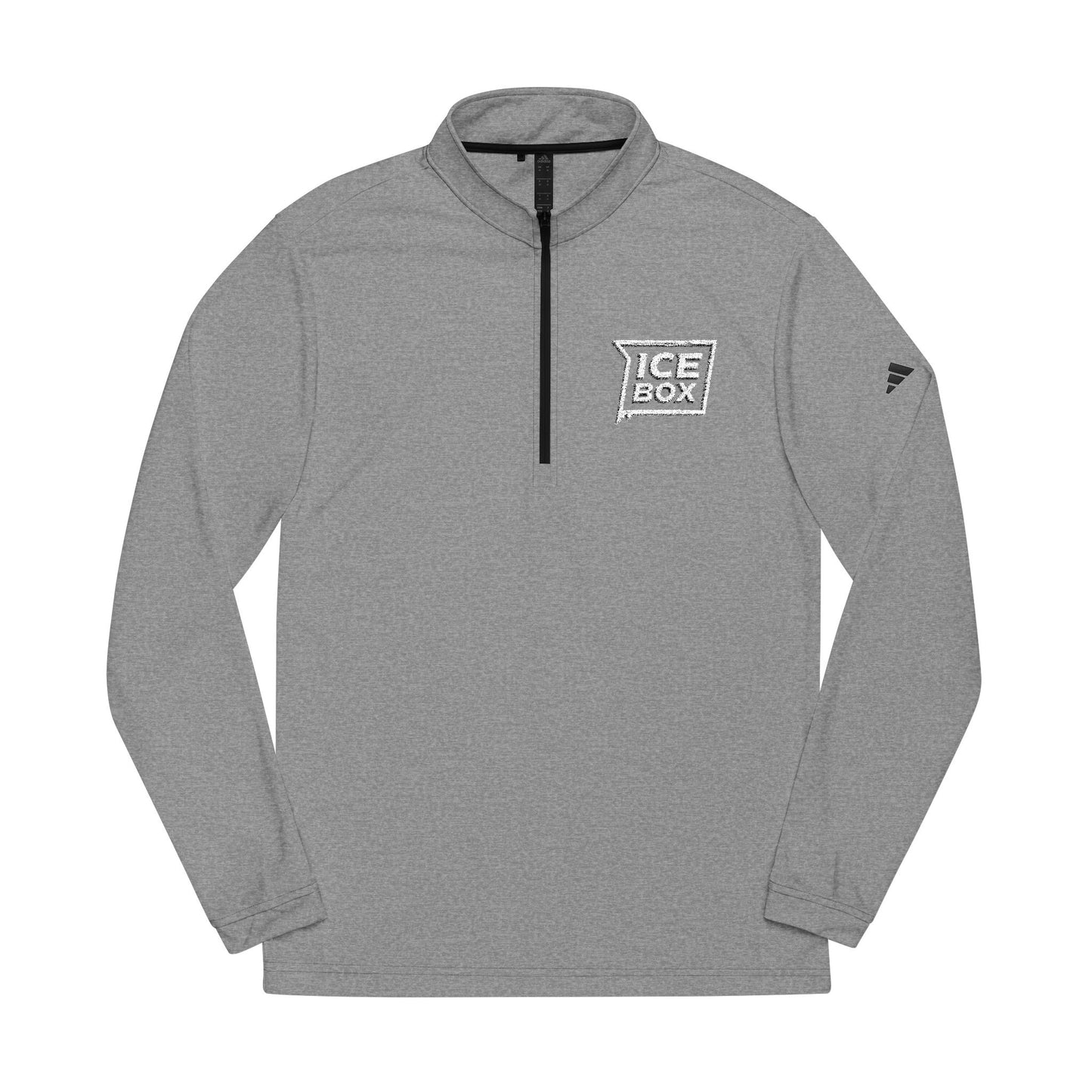 Embroidered Quarter-Zip Pullover