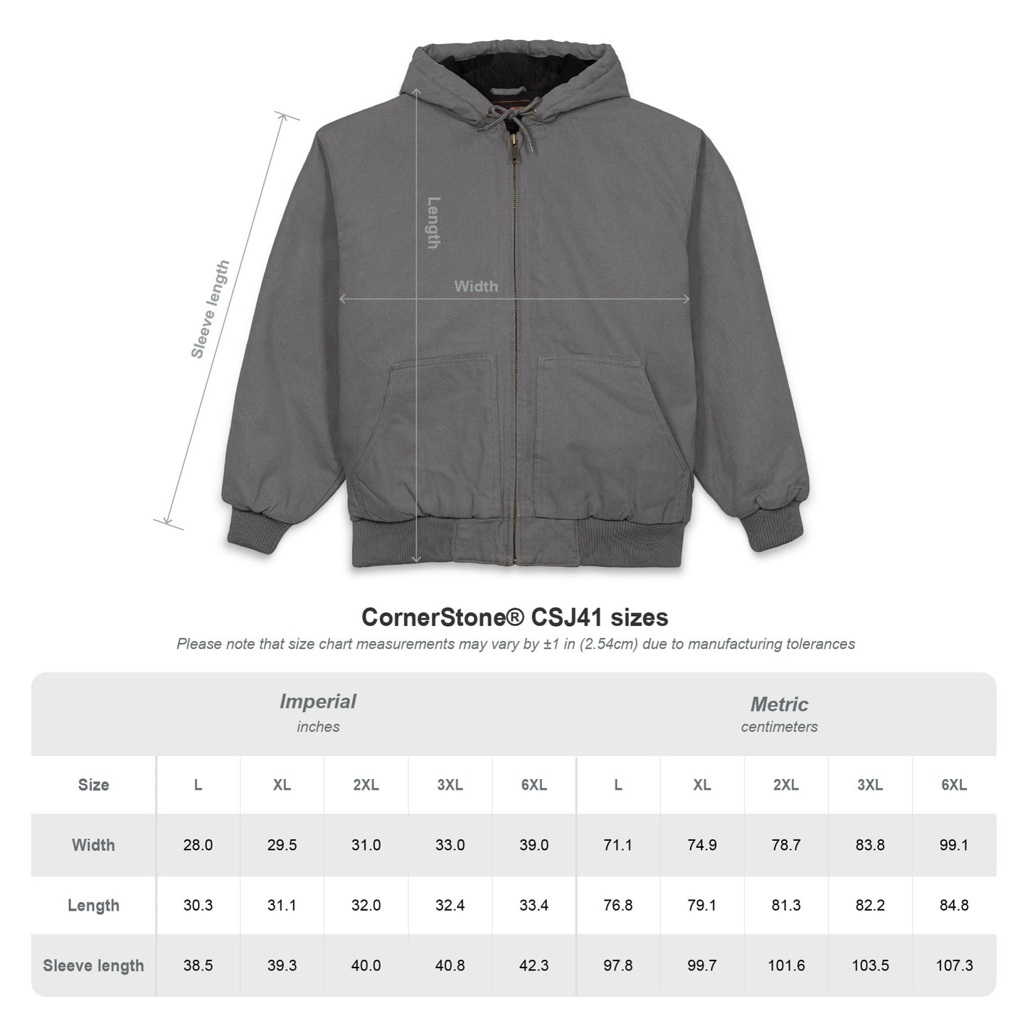 Ice Box Logo Hooded Work Jacket