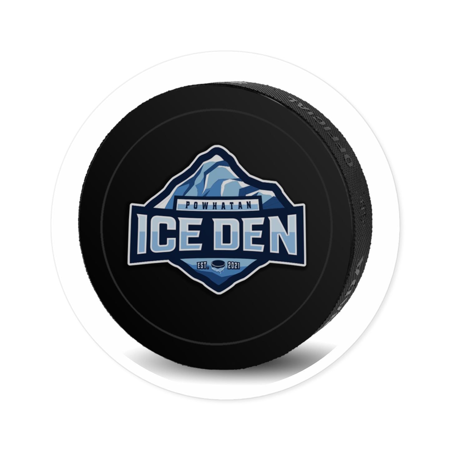 Ice Den Puck Sticker