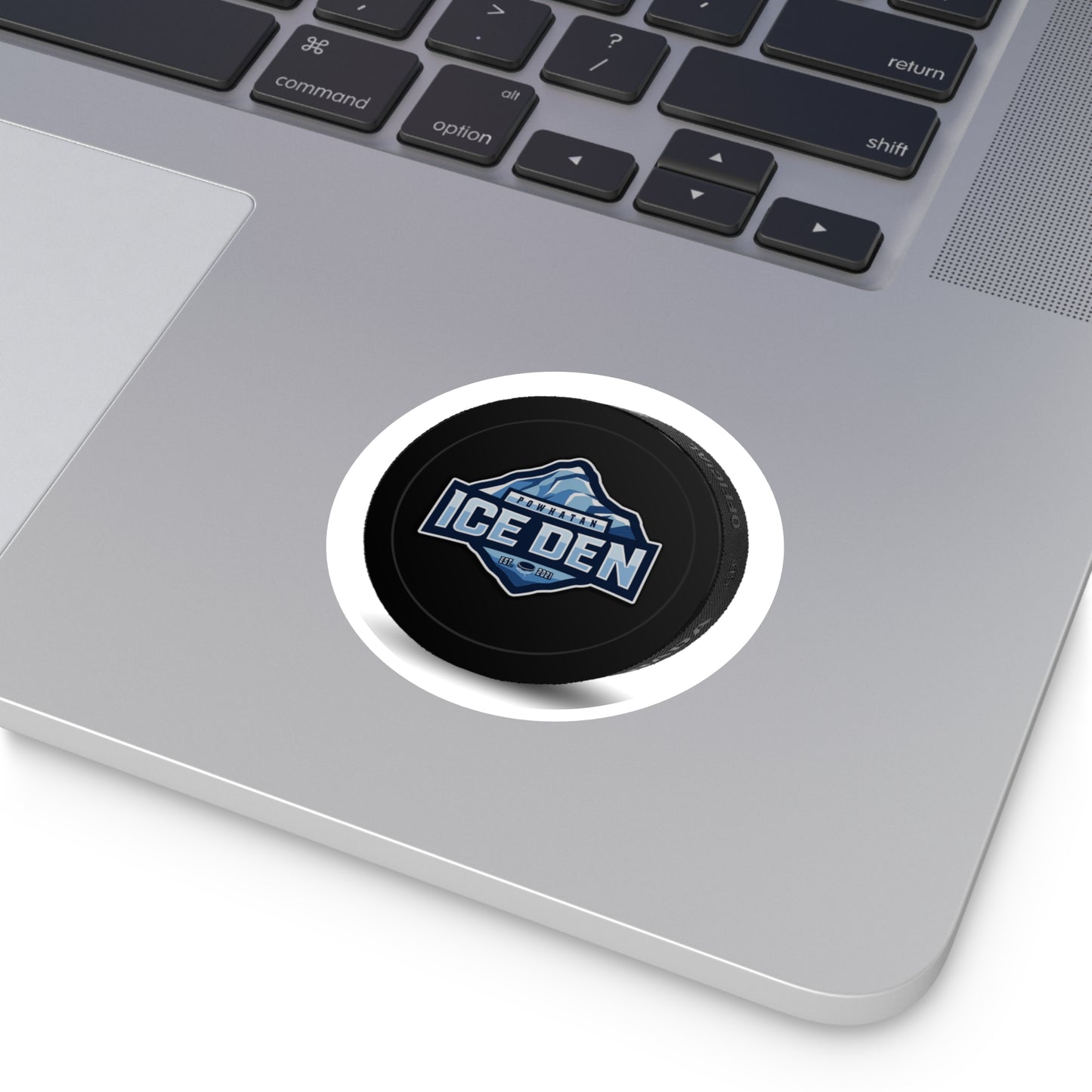 Ice Den Puck Sticker