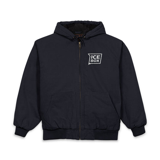 Ice Box Logo Hooded Work Jacket