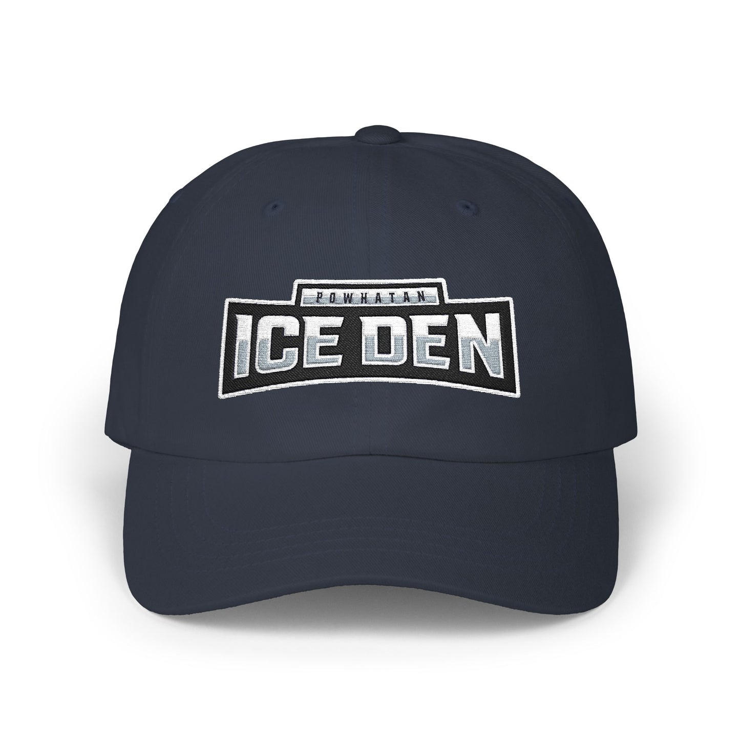 Embroidered Powhatan Ice Den Classic Dad Cap