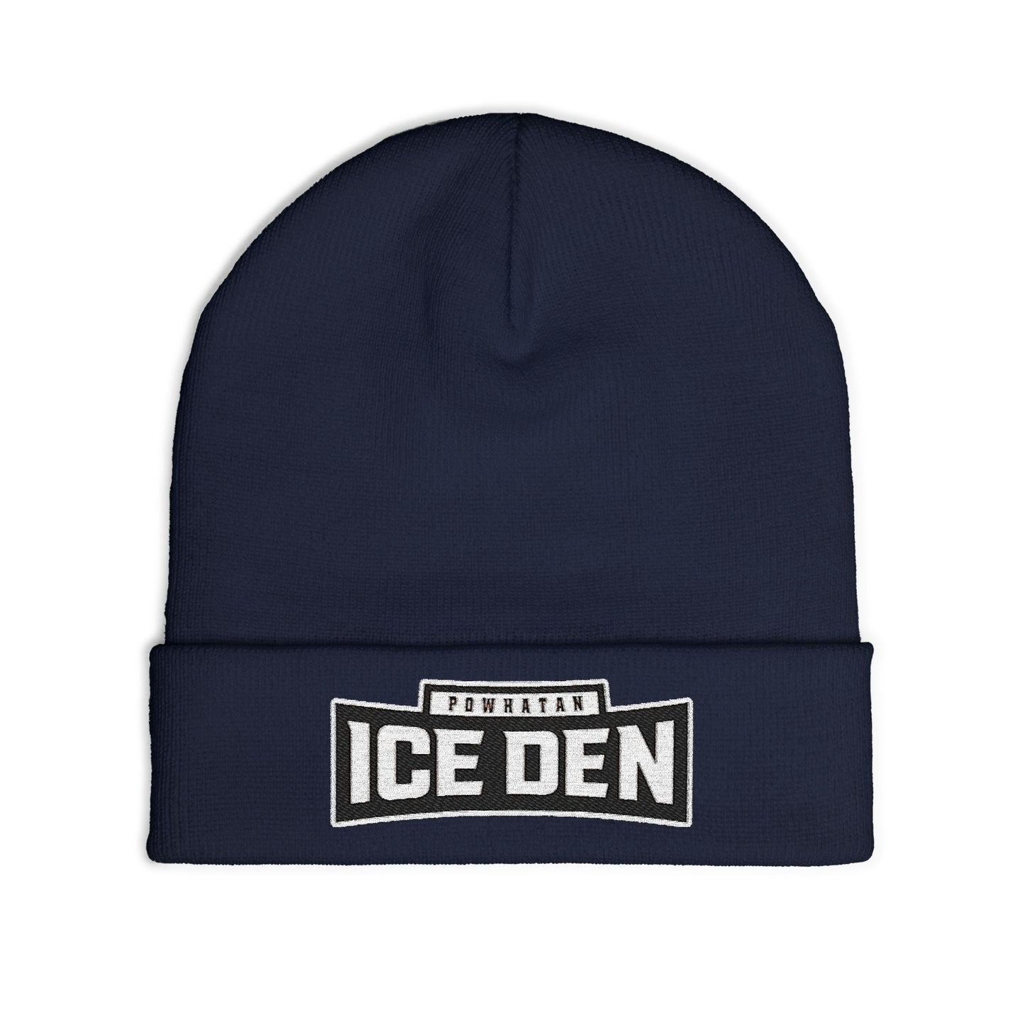 Ice Den Embroidered Beanie